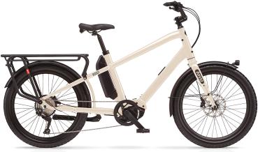 Benno Bikes Boost E 10D CX 500 Wh E-Lastenrad Diamant 24"  bone grey one size longtail